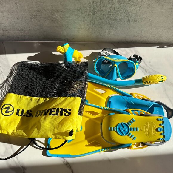 US Divers Junior Youth Snorkel Set size Small - Picture 1 of 7